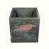 Square Dark Grey Concrete Planter 10cm
